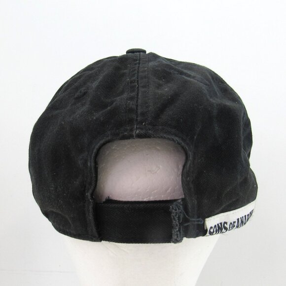 Sons Of Anarchy Graphic Logo Men's Black Adjustable Strap Back Cap Hat - Picture 6 of 7